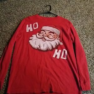 Christmas santa unisex thermal shirt long sleeve